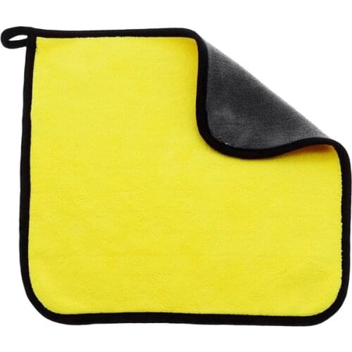 1 Pcs Universal 30*30cm Car Cleaning Drying Towel Premium Soft Microfiber Thick Towel Detailing Polishing Cloths Rags For BMW