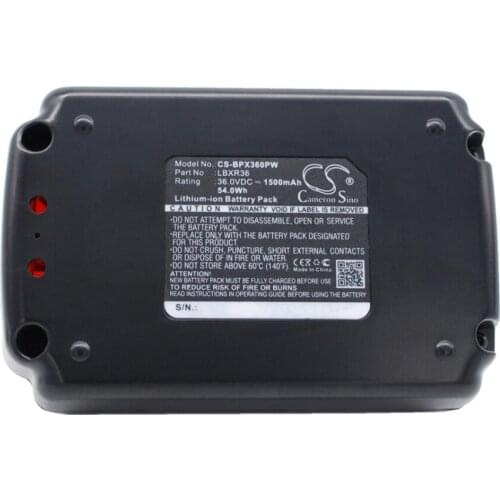 Cameron Sino 1500mAh battery for BLACK & DECKER CST1200 CST800 LHT2436 LST136 LST220 LST300 LST400 LST420 LSWV36