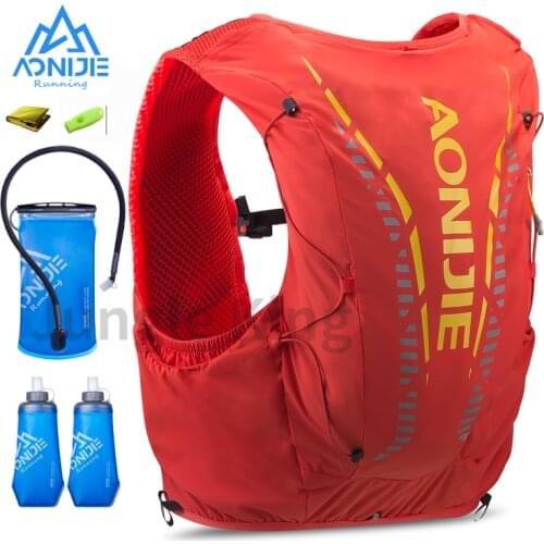 AONIJIE C962 Advanced Skin 12L Hydration Backpack Pack Bag Vest Soft Water Bladder Flask For Hiking Trail Running Marathon Race
