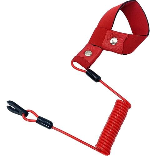 Engine Stop Ignition Emergency Switch Key Lanyard Tether for Yamaha Outboard