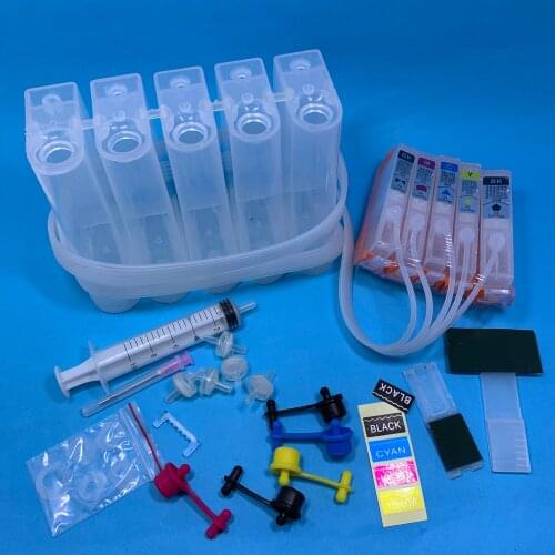 5 Color 564XL CISS ink cartridge for HP564 HP 564 for Photosmart 7510 B8550 C5380 C6375 C6380 D5460 C309a C309g C310a C410a