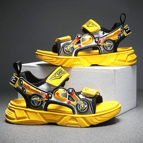 Children Boys Sandals High Quality PU Summer for Boys Cool Design Sandalias 5-10 Years Kids Shoes Size 28~38
