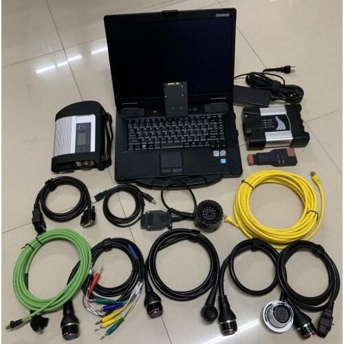 For BMW ICOM NEXT A+B+C Diagnostic & Programmer MB Star C4 2in1 with 1 tb SSD in CF52 Laptop Run Fast