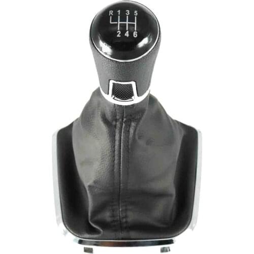 For V W Polo 6C 2015 2016 2017 2018 New 6 Speed Gear Stick Gear Shift Knob Lever Leather Boot