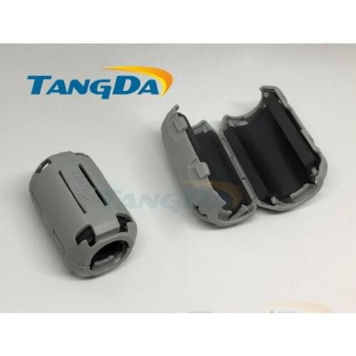 Tangda Ferrite cores clamp Ferrite join Channel-type suppressor Clip-on anti-interference ZCAT2436-1330 ID 13mm shield grey W