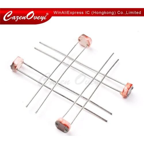 20pcs/lot 5549 light dependent resistor photoresistor resistor 5mm photosensitive resistance 35513