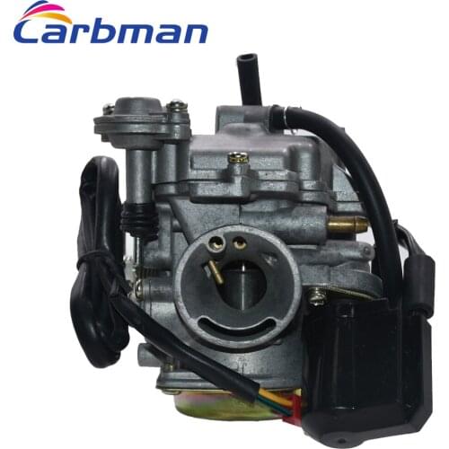 Carbman Carburetor Carb Fit For Gy6 50cc Scooter Moped For Sunl Roketa Jcl Taotao Baja Panterra