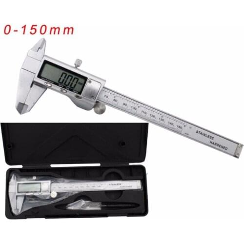 Metal 6-Inch 150mm Stainless Steel Electronic Digital Vernier Caliper Micrometer Measuring