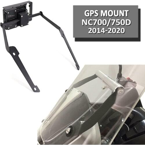 Motorcycle Accessories Front Phone Stand Holder Smartphone Phone GPS Navigaton Plate Bracket For HONDA NC750D 2014-2020