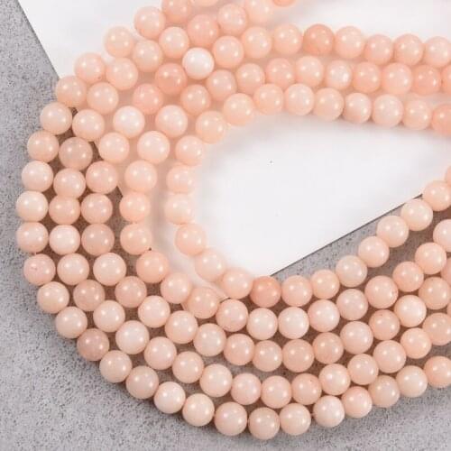 Natural Stone Round Loose Bead 4 6 8 10 12MM Pick Size Beads for Jewelry Making