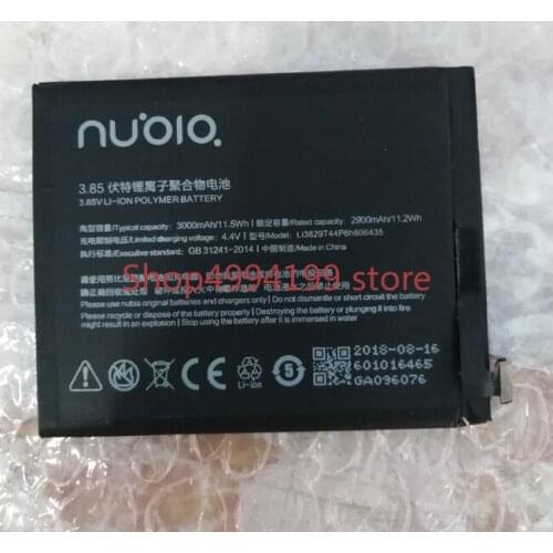 New Li3829T44P6h806435 3000mAh Battery For ZTE Nubia M2 Lite NX573J Rechargeable Li-ion Built-in Mobile Phone Battery