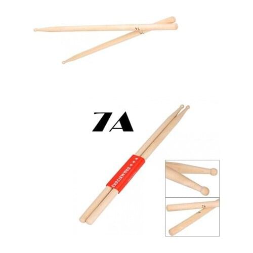 One Pair Practical Maple bamboo 7A Drum Sticks Jazz Drumsticks Music Band tool Accessories drumsticks wood