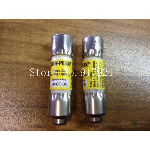 [ZOB] The United States Bussmann LOW-PEAK LP-CC-30 BUSS 600V FUSE 10X38 fuse tube --10PCS/LOT