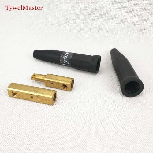 Welding Cable Connector USA Style for #5-#4/0 16-95sqmm 300A 500A Welding Machine Quick Fitting Cable Connector