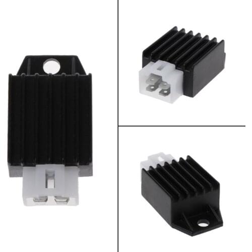 12V 4Pin Motorcycle Voltage Regulator Half-Wave Rectification For Buggie GY6 50cc 125cc 150cc Moped Scooter E7CA