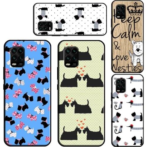 Westie Scottie Scottish Terrier For Xiaomi Mi 11 Lite Case 11 Ultra 10T Pro POCO X3 M3 Pro F3 Cover For Xiaomi Mi 11 Case