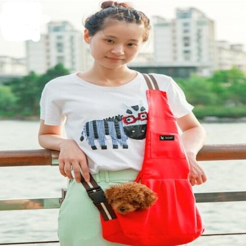 TAILUP Pet Dog Sling Bags Outdoor Windproof Carriers For Small Cats and Puppies