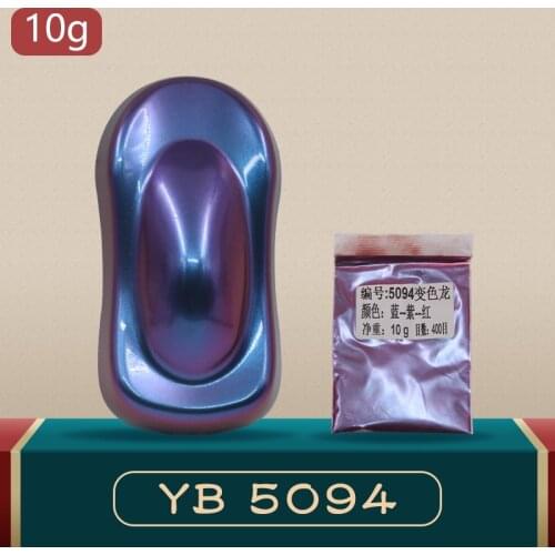 YB94 Acrylic Paint Chameleon Pigment Powder Coating for Car Automotive Decoration Nail Arts Glass Co