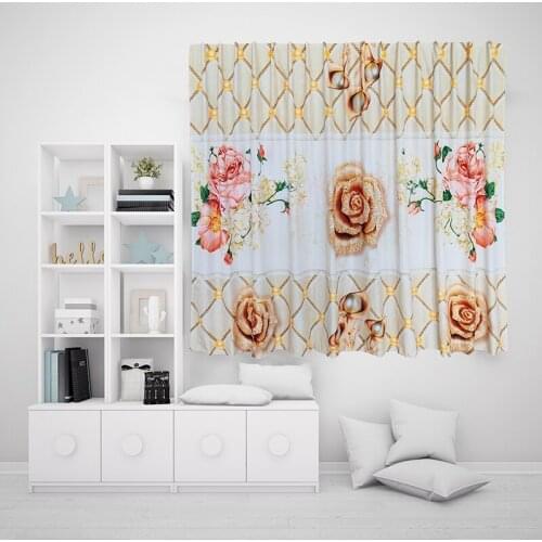 Velcro Curtains For Living Room Hall Bedroom Decoration Retro European Palace Window Curtain Interior Home Kitchen Wall Tapestry