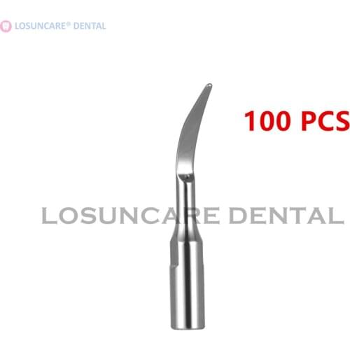 LOSUNCARE 100pcs Dental Ultrasonic Scaler Tips GD1 Scaler Handpiece Teeth Whitening Dental Equipment for SATELEC NSK GNATUS DTE