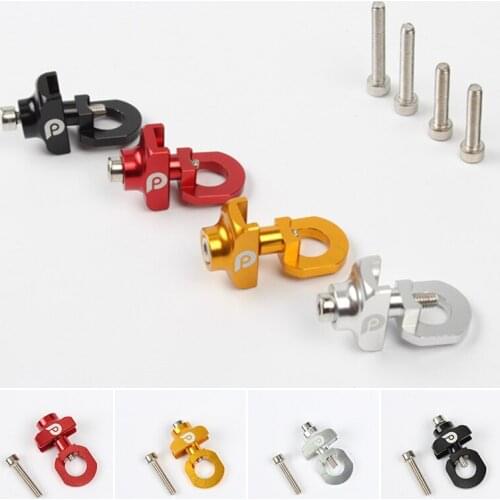 1PC Aluminum Alloy Fixing Cycling Bicycle Chain Adjuster Tensioner Fastener Bolt For Fixie Bike Tool Repair Bike Accessories