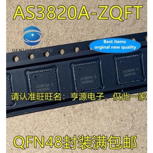 10PCS AS3820A-ZQFT AS3820A QFN48 high-precision LED backlight controller in stock 100% new and original