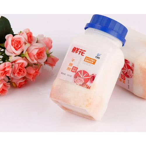 500g Non-Toxic Reusable Silica Gel Sand Desiccant Crystals for Flower Drying DIY Craft Flower Silica Gel Moisture Absorbers