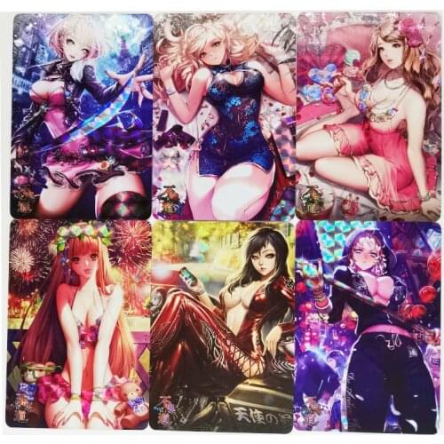 9pcs/set ACG Sexy Girl Toys Hobbies Hobby Collectibles Game Collection Anime Cards