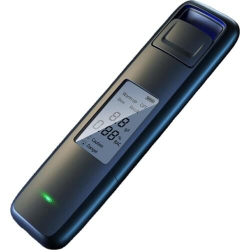 New Non-Contact Alcohol Breath Tester with Digital Display Screen Portable USB Rechargeable Breathalyzer Analyzer High Accuracy