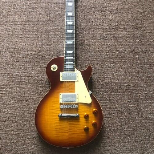 Hot Sale Electric Guitar Rosewood Fingerboard Tobacco Burst TonePro Bridge Free Shipping