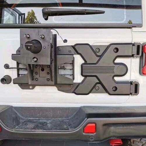 JL1132 For Jeep JL for wrangler 2018+ hinge and Spare tire carrier bracket LANTSUN