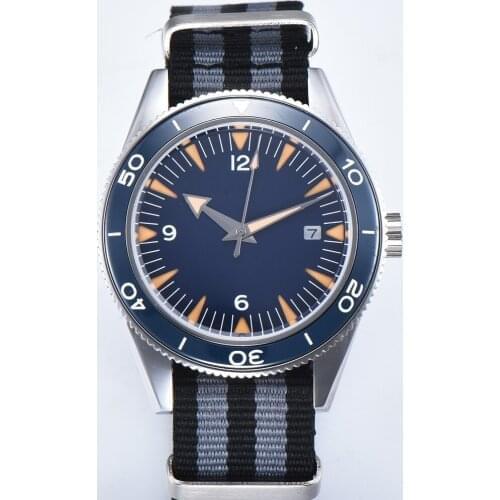 Sapphire Glass Watch New Waterproof 100M Mechanical Watch Fashion Luxury Stainless Steel Automatic Seagull ST1612 Men Watch