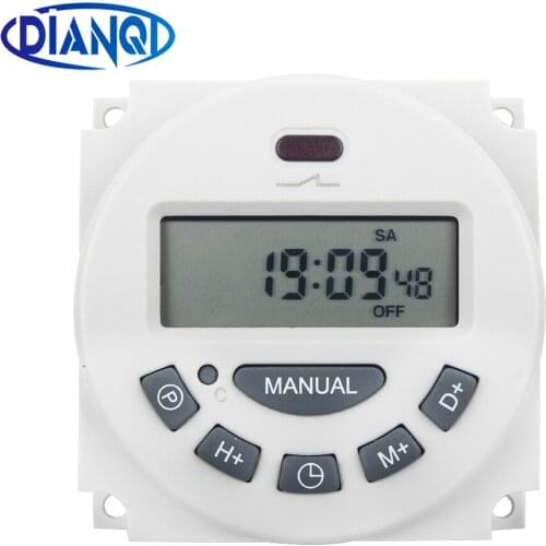 New type L701 AC 220V 230V 12V 110V 24V 16A Digital Timer controller 7 Days Weekly Programmable Timer switch minutes Counter