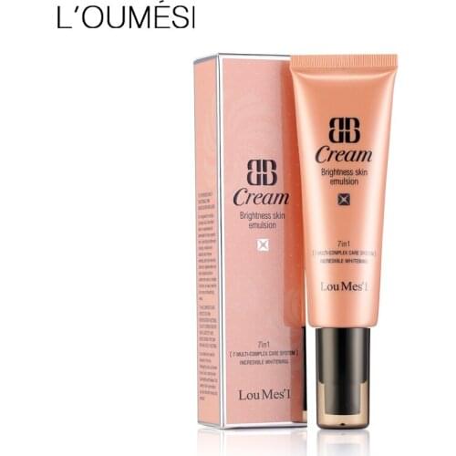 Loumesi bb cc cream face care foundation 7 in one base makeup Perfect Cover Facial Whitening & Concealer & Moisturizing
