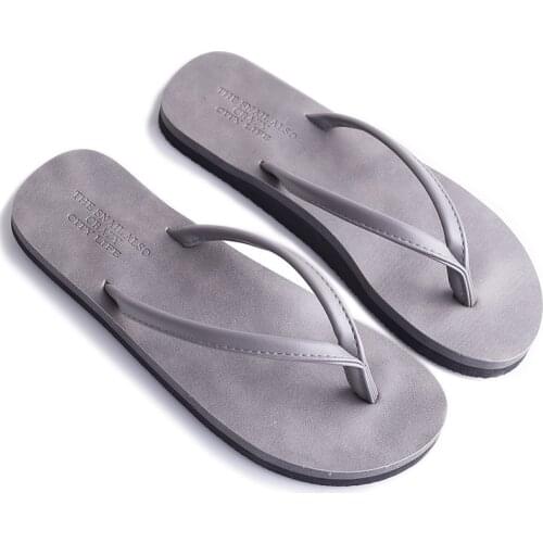 Couple Slippers Men And Women Beach Shoes Non-Slip Wear-Resistant Personality Flip Flops All-Match Trend Outer Wear Flip Flops