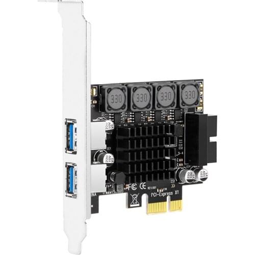 USB3.0 PCI-e Expansion Card PCI express PCI-e to USB3.0+19pin NEC720201 chipset Desktop computer adapter