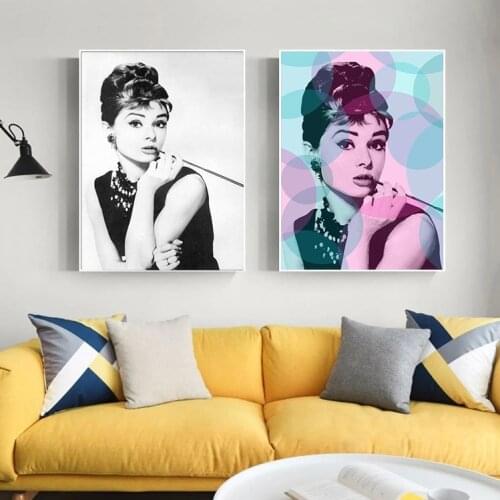 Girl Portrait Makeup Poster Prints Women Canvas Figure Painting Wall Art Modular Pictures Bedroom Decor Modern Abstract Prints