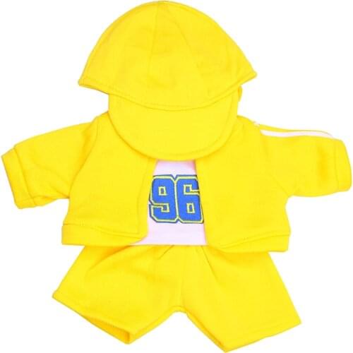 Casual 4pcs Hoodie Coat +Vest +Pants +Hat Outfit for 18'' American Doll AG Dolls