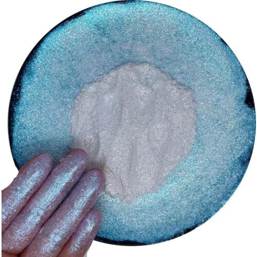 Blue Green Purple White Chamelen Pigment for DIY Epoxy Resin Craft Soap Making Slime Eyeshadow Lip Makeup Dye Bath Bomb Painting