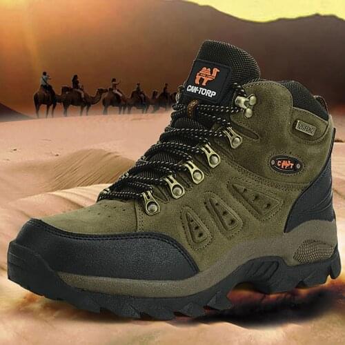 Outdoor Hiking Boots Men Women Winter Shoes Waterproof Walking Climbing Hiking Shoes Mountain Sport Boots Hunting Mens Sneakers
