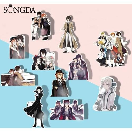 Japan Cartoons Bungou Stray Dogs Acrylic Brooch Pin Lapel Pins Brooches Resin Badge Badges For Denim Clothes Jewelry Accessories