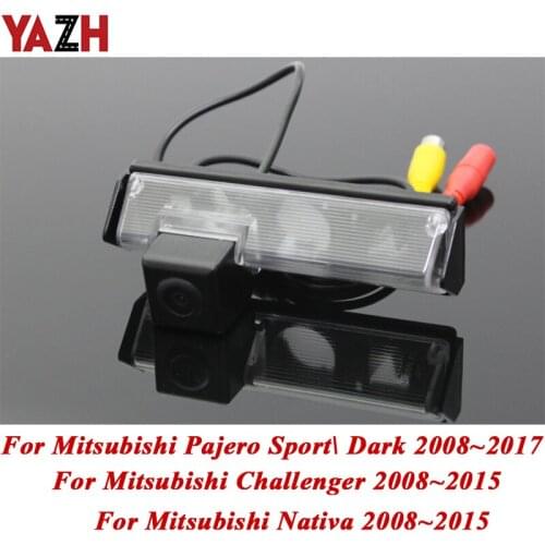 YAZH Wireless CCD HD Wide Lens Angle rear view Camera For Mitsubishi Pajero Sport Dark Montero Nativa Challenger Back up Camera