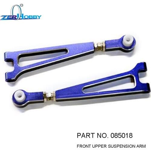 RC CAR SPARE PARTS upgrade aluminum front upper lower suspension arm for 1/8 rc car 94085, 94085EP (part no. 085018, 085019)