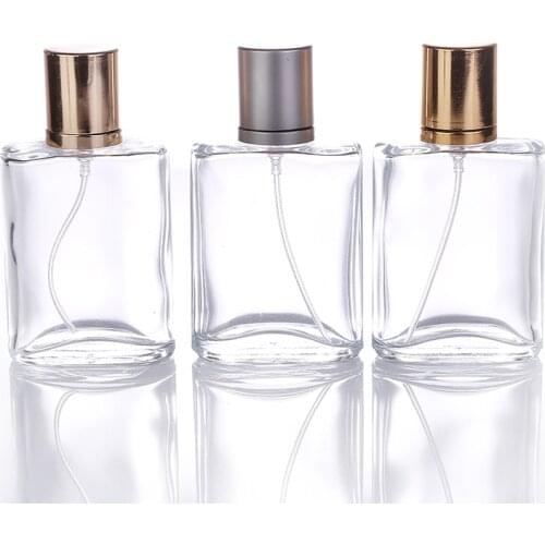 1pcs retail 30ML Inflatable Bottle Travel Portable Empty Perfume Bottle Glass Atomizer Bottle Perfume Pump Metal Cover