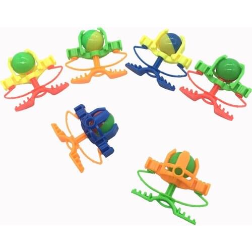 1pcs/pack Children PP Mini Shooting Marbles Game Fingertips Launch Ball Kids Toys Flying Outdoor Boy Plastic Catapult Toys