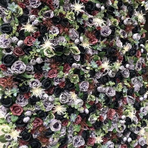 3D Artificial Flowers Wall Panel Wedding Decoration Fake Flower Wall Wedding backdrop GY788