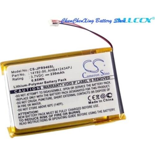 Cameron Sino 230mAh Wireless Headset Battery AHB412434PJ for Jabra Pro 9400, Pro 9450, Pro 9460, Pro 9465, Pro 9470