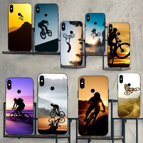 Amazing mountain bike Bicycle MTB design Phone Cases For Xiaomi Mi Redmi Note 7 8 9 pro 8T 9T 9S 9A 10 Lite pro