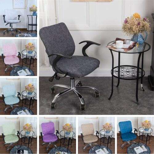 Square Round Chair Cover Dining Wedding Party Event Seat Slipcover, Fits 38-52cm Standard Chairs