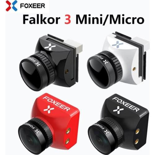 Foxeer Falkor 3 HD Camera Mini/Micro 1200TVL 1.7mm Lens 4:3/16:9 PAL/NTSC Switchable G-WDR DC5-40V FPV Foxeer RC Racing Drone